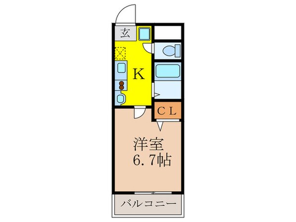 フローライト新大阪の物件間取画像